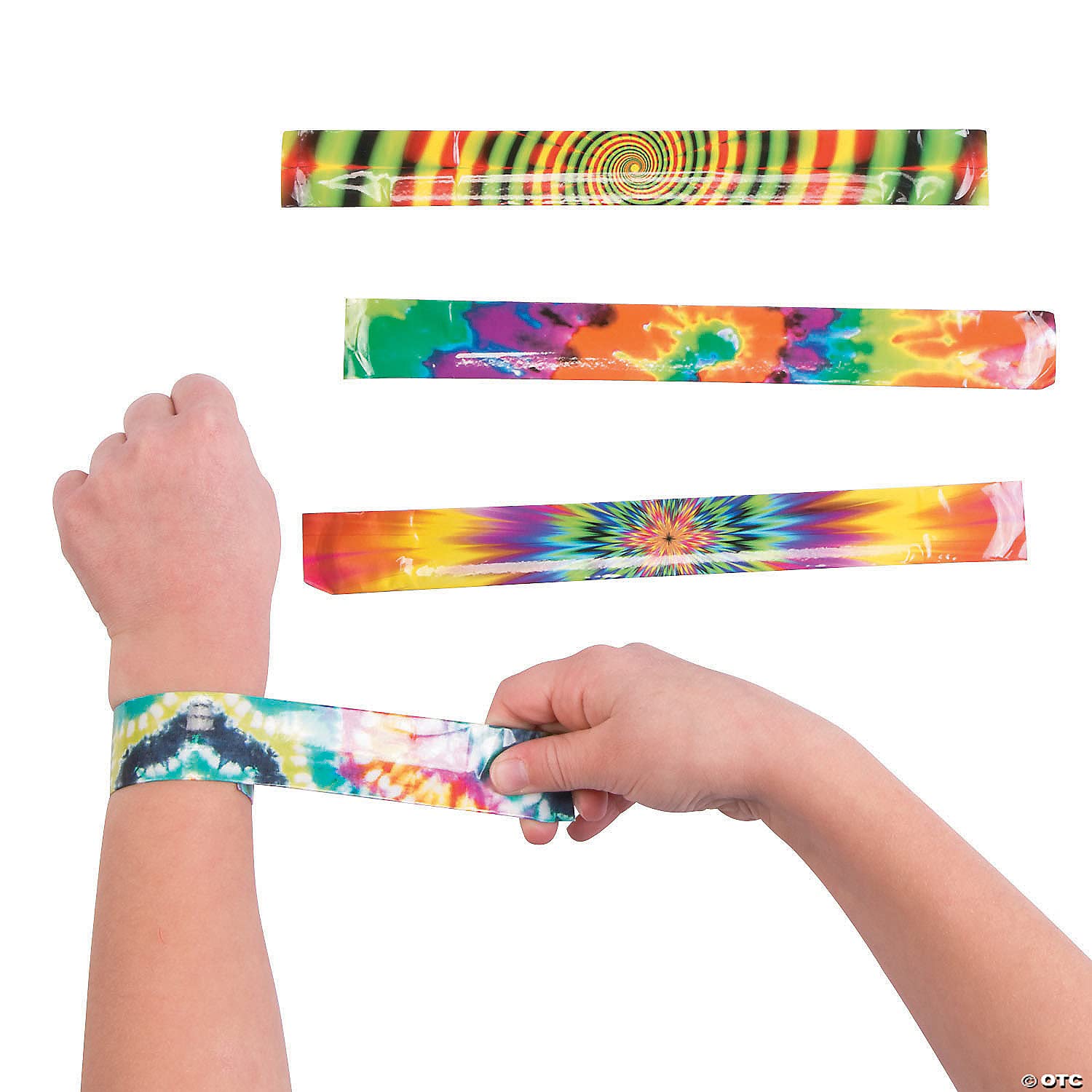 ONE TRICK PONY Slap bracelet ブラック　新品未使用 Amazon.com: Psychedelic Slap Bracelet - 12 pieces - tye die party