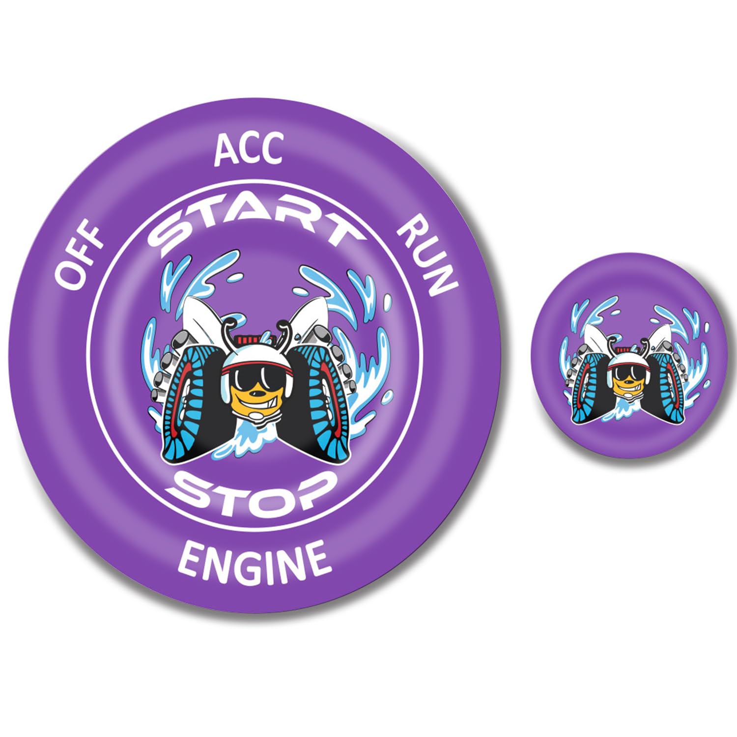 Amazon.com: TOOLEPIC Push Start Button Cover for Dodge Challenger