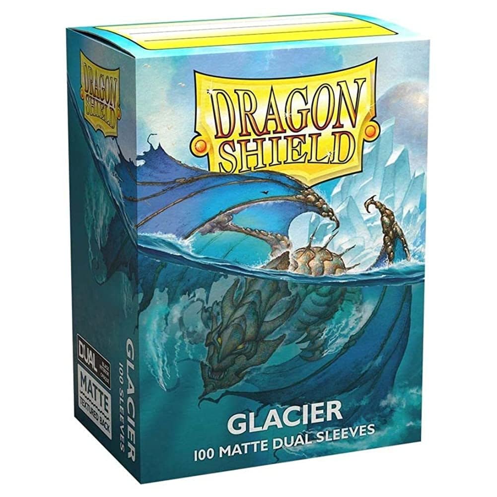 Dragon Shield Lot de 5 pochettes en carton double mat Glacier Taille standard 100 ct