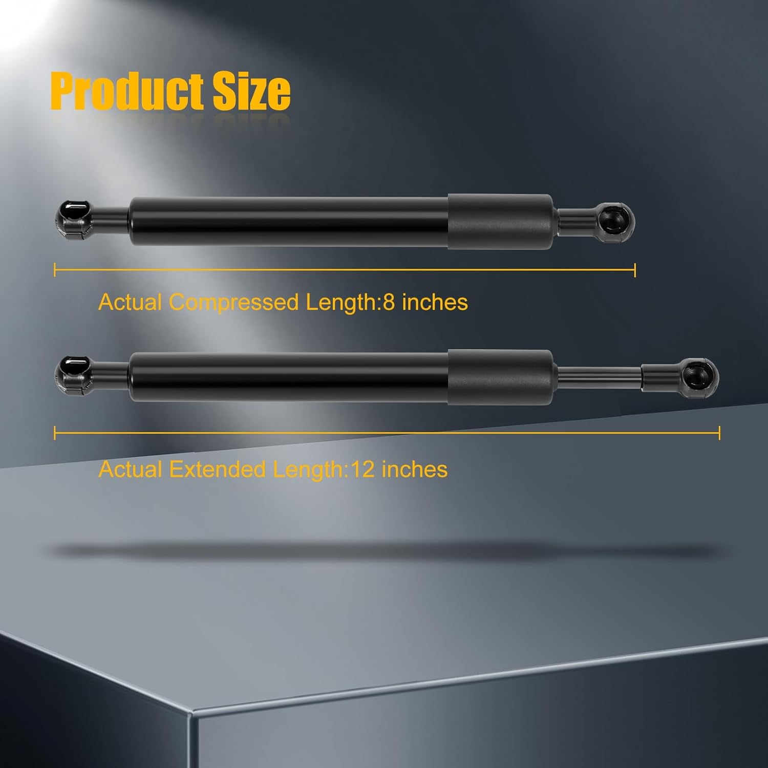 Lift Supports Struts Shocks, Tailgate Lift Supports Fit for Ford F-150 1999-2004 for Ford F-350 Super Duty 1999-2016 DZ43203, Pack of 1