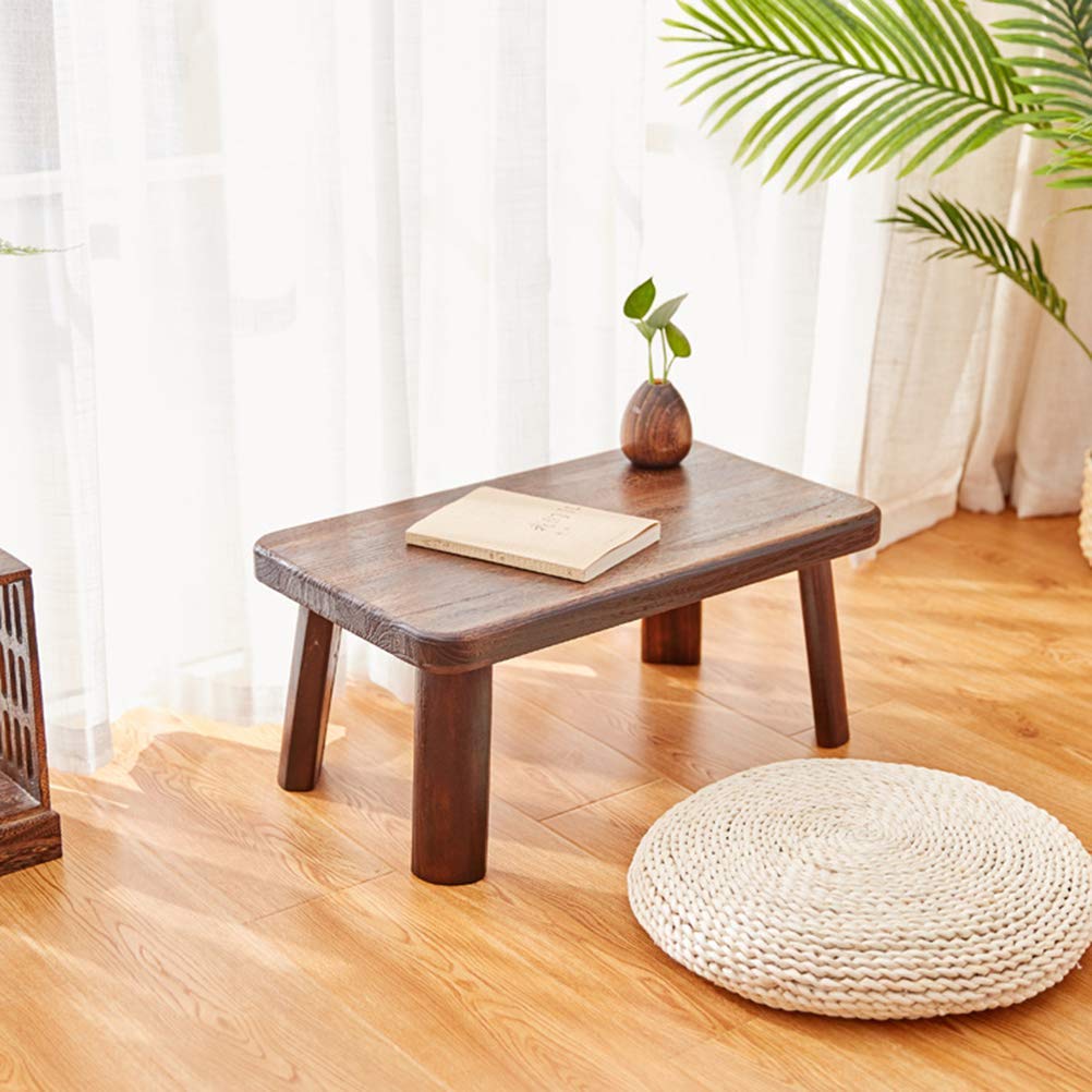 Cuscino rotondo in paglia, rotondo, spesso pavimento tatami, per casa, fitness, yoga, meditazione, imbottitura in seta, tappetino da yoga, in paglia, 40 x 40 cm, colore: kaki