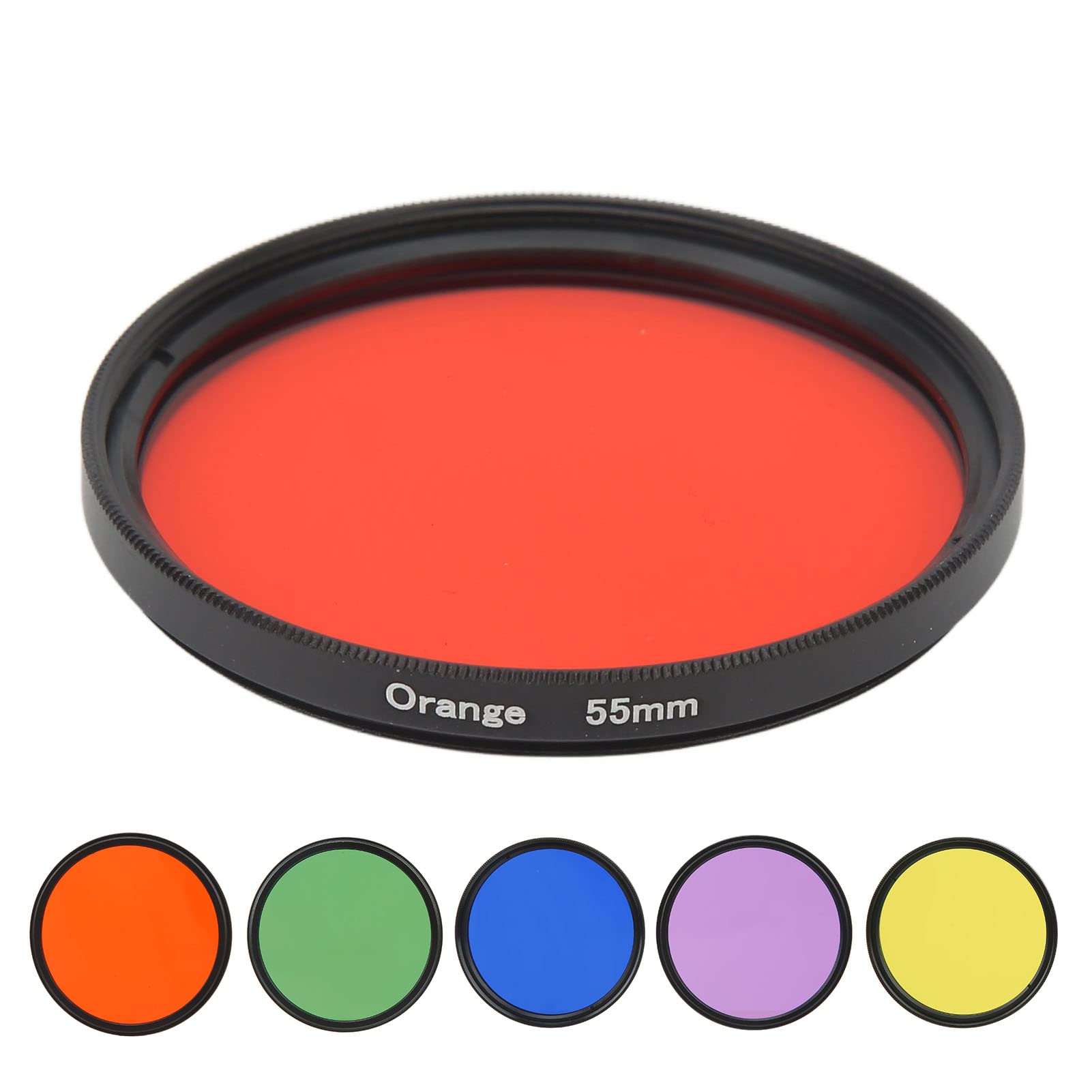 Elprico Filtre D'objectif Couleur 55 Mm, Filtre D'appareil Photo Numérique En Verre Optique Filtre D'objectif De Photographie Haute Définition, Filtre Rond Pour Nikon Pour Sony(Jaune Elprico Filtre D'objectif Couleur 55 Mm, Filtre D'appareil Photo Numérique En Verre Optique Filtre D'objectif De Photographie Haute Définition, Filtre Rond Pour Nikon Pour Sony(Jaune