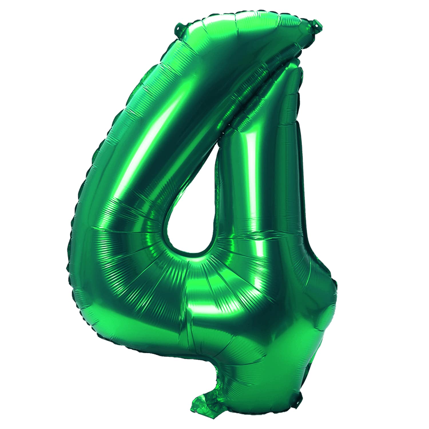 YPSelected 32 Inch Large Foil Helium Number Balloon Birthday Wedding Party 0-9 (Green, 4)