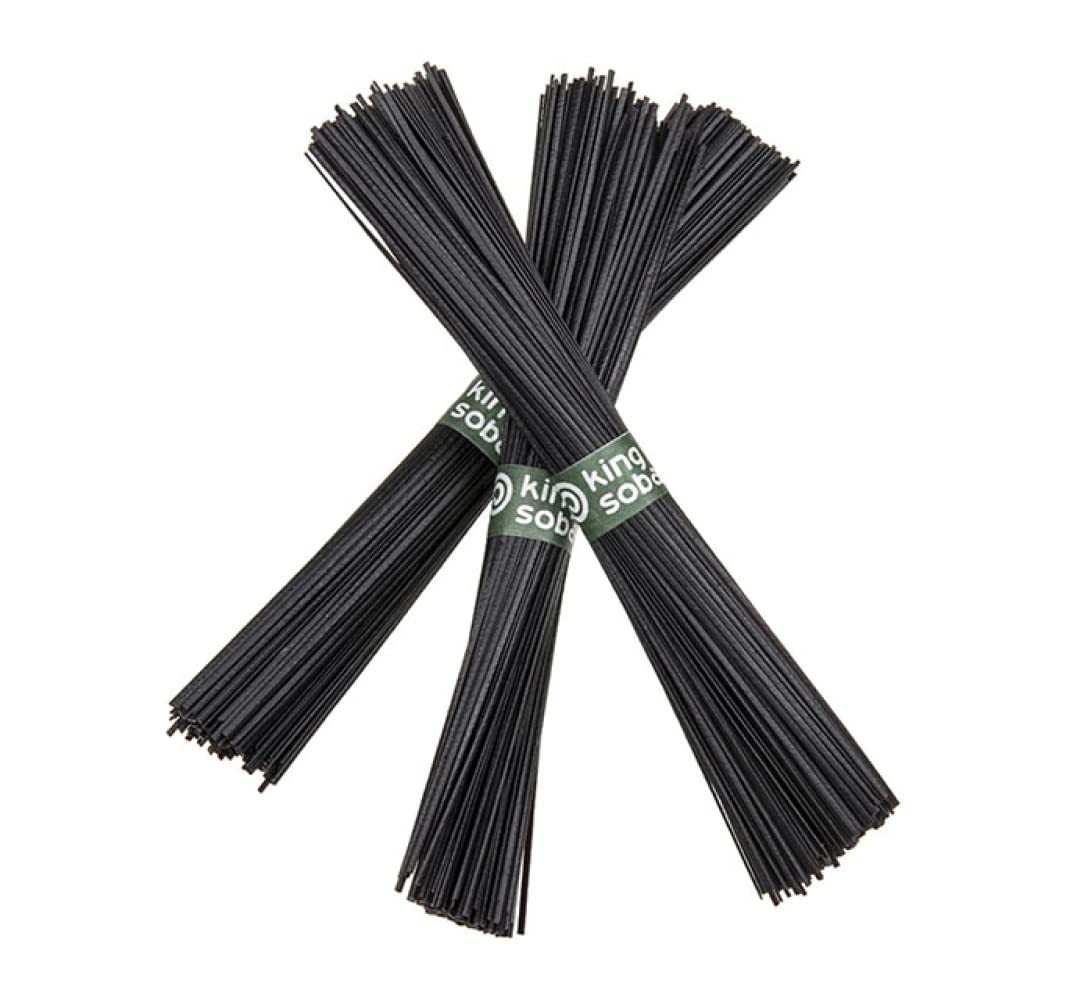 King Soba - Fideos de Arroz Negro - 100% Orgánicos - Fideos Instantáneos - Ricos en Minerales y Vitaminas - Sabor a Nuez - Sin Trigo y Sin Gluten - Aptos para Veganos - 250 g