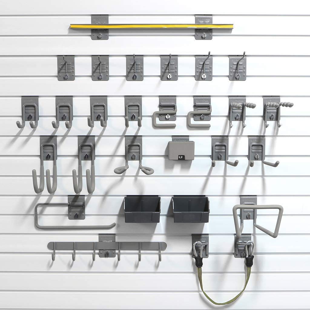 StoreWALL 27 Piece Deluxe Hook Bundle Slatwall Accessory Kit