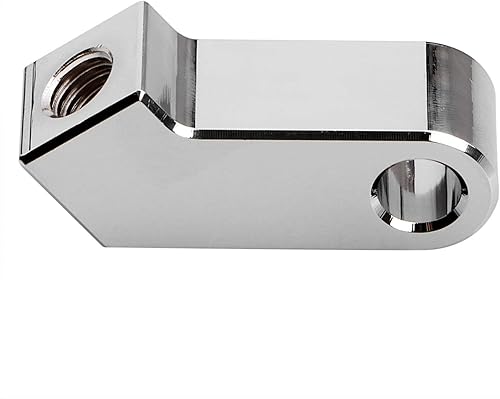 Miniatura 7 de Bid4ze Soporte de montaje de lámpara de faro cromado universal para motocicleta, bloque de montaje para Harley Sportster Touring Choppers Cafe Racer