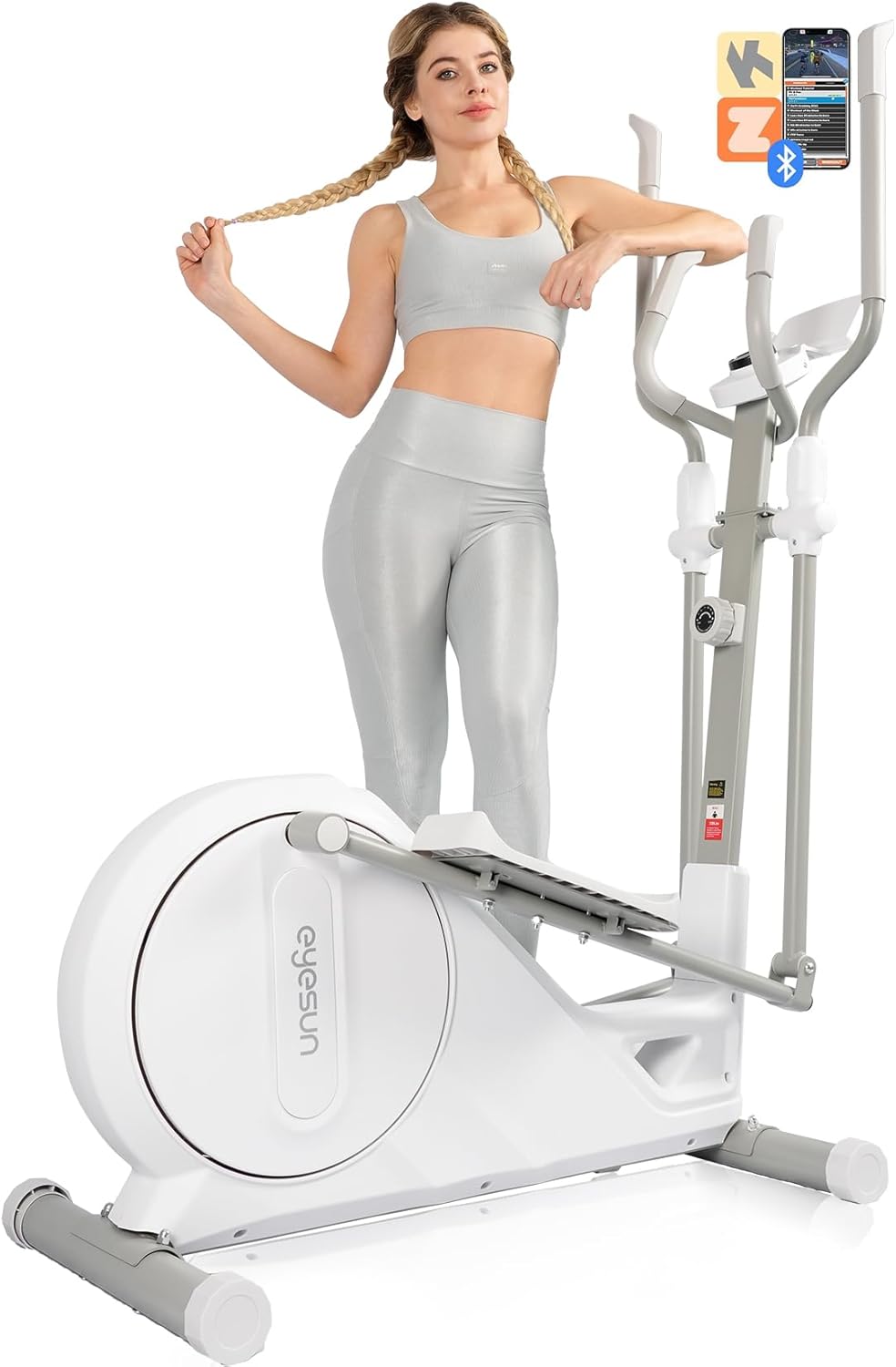 Elliptical Exercise Machine for Home,3-in-1Compact Training Machines with 16 Resistance Levels,14LB Flywheel,Low Impact Magnetic Cross Trainer,Quiet Portable Elliptical for Seniors&Small Spaces Elliptical Exercise Machine for Home,3-in-1Compact Training Machines with 16 Resistance Levels,14LB Flywheel,Low Impact Magnetic Cross Trainer,Quiet Portable Elliptical for Seniors&Small Spaces