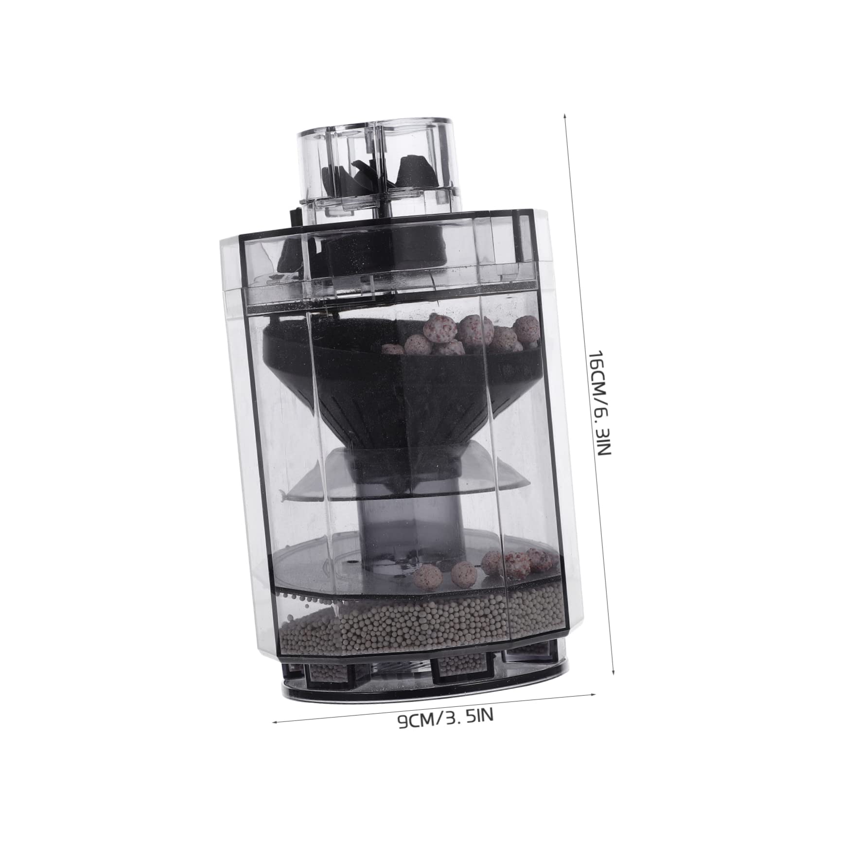 UKCOCO 5St Filter für Fischbecken Batterie Luftpumpe Aquarium Entferner Unterdrückung Nachfüllungen wasserwechsel sauerstoffpumpe Werkzeug Tank Wasserfilter Tankwäscher Abs Light Grey