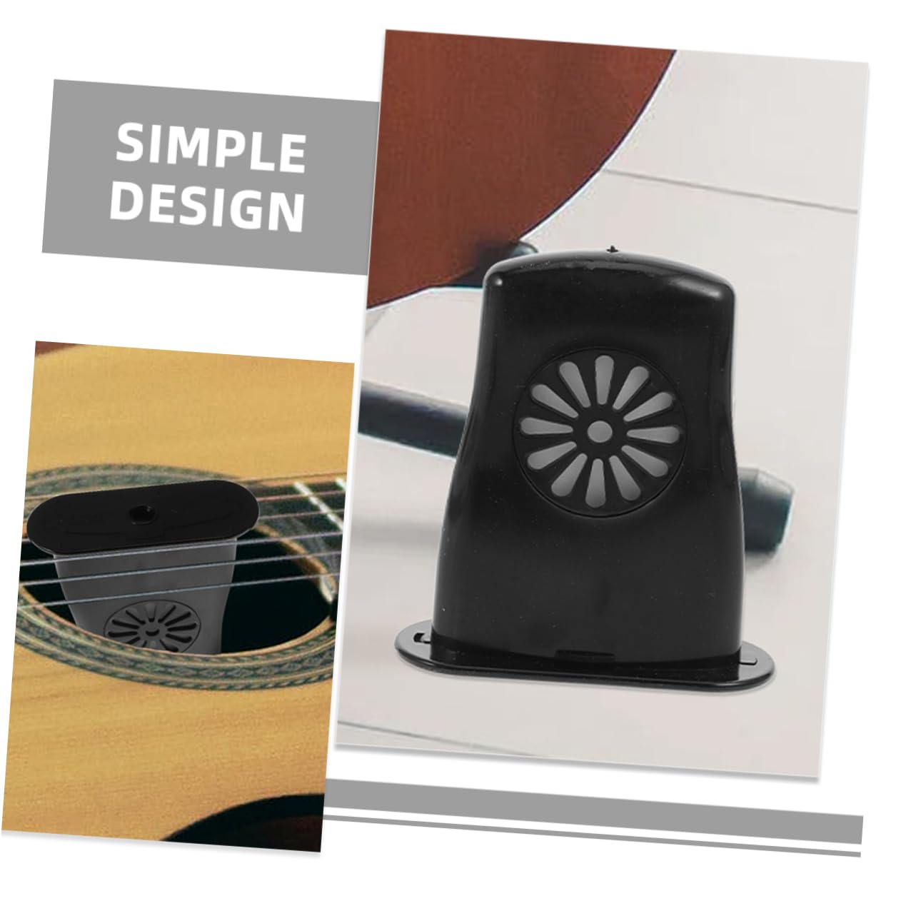 ibasenice 20pezzi Umidificatore Per Chitarra Acustica Da Accessorio Per Prevenire Rotture e Cracking Facile Da Usare Compatibile Con Foro Della Chitarra Mantiene Umidità Ottimale Per