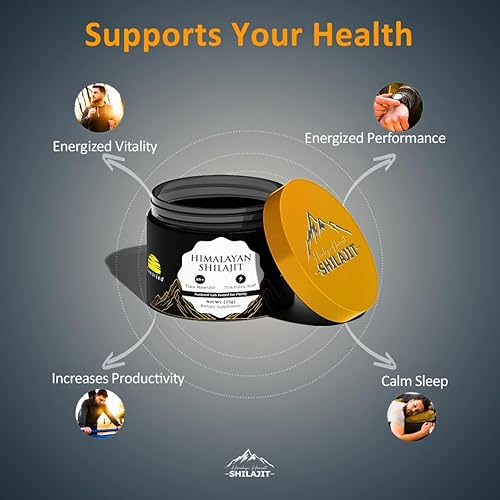 Miniatura 6 de Resina Shilajit pura del Himalaya  Shilajit orgánico  Probado en laboratorio de 0.88 onzas  Impulso de energía  Apoyo inmunológico  Mejora cognitiva
