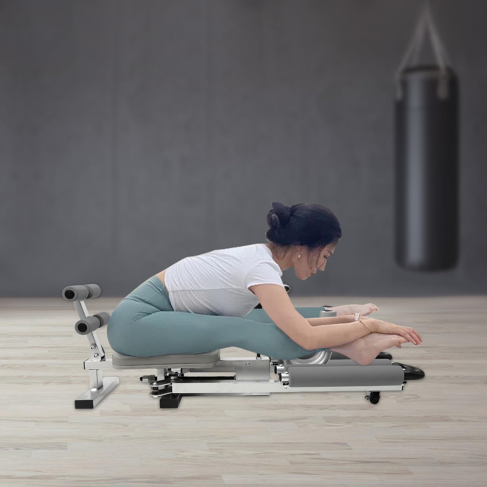 Leg Stretcher - 330.7lbs Heavy Duty Split Machine for Leg Stretching, Flexibility Leg Stretching Training Machine for Home Gym Split Machine Fitness (Gray)