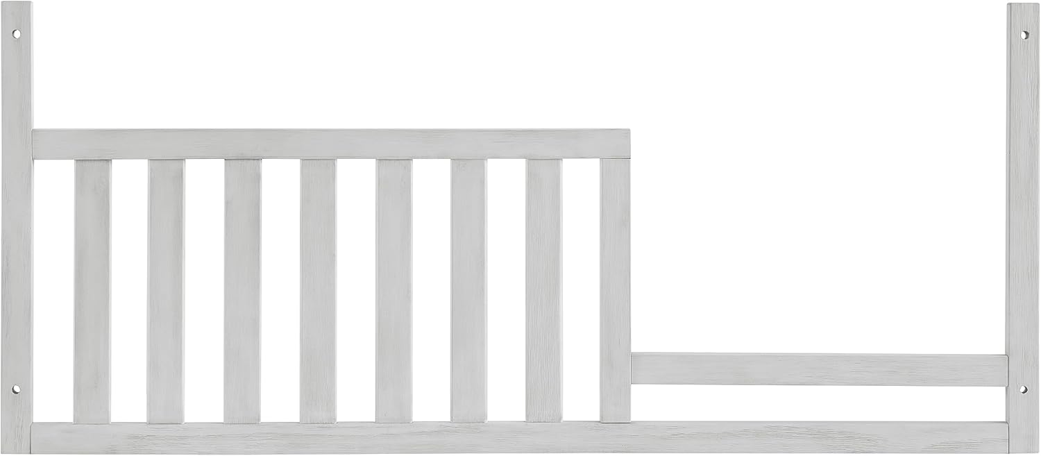Oxford Baby London Lane Crib to Toddler Bed Guard Rail Conversion Kit, Vintage White, Green Guard Gold Certified
