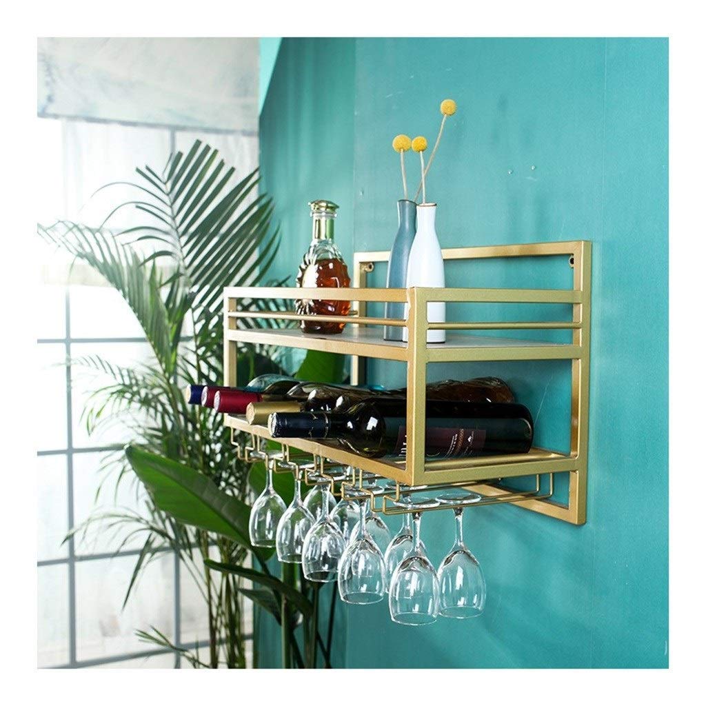 Casier à vin créatif doré pour célébrer vos moments de partage