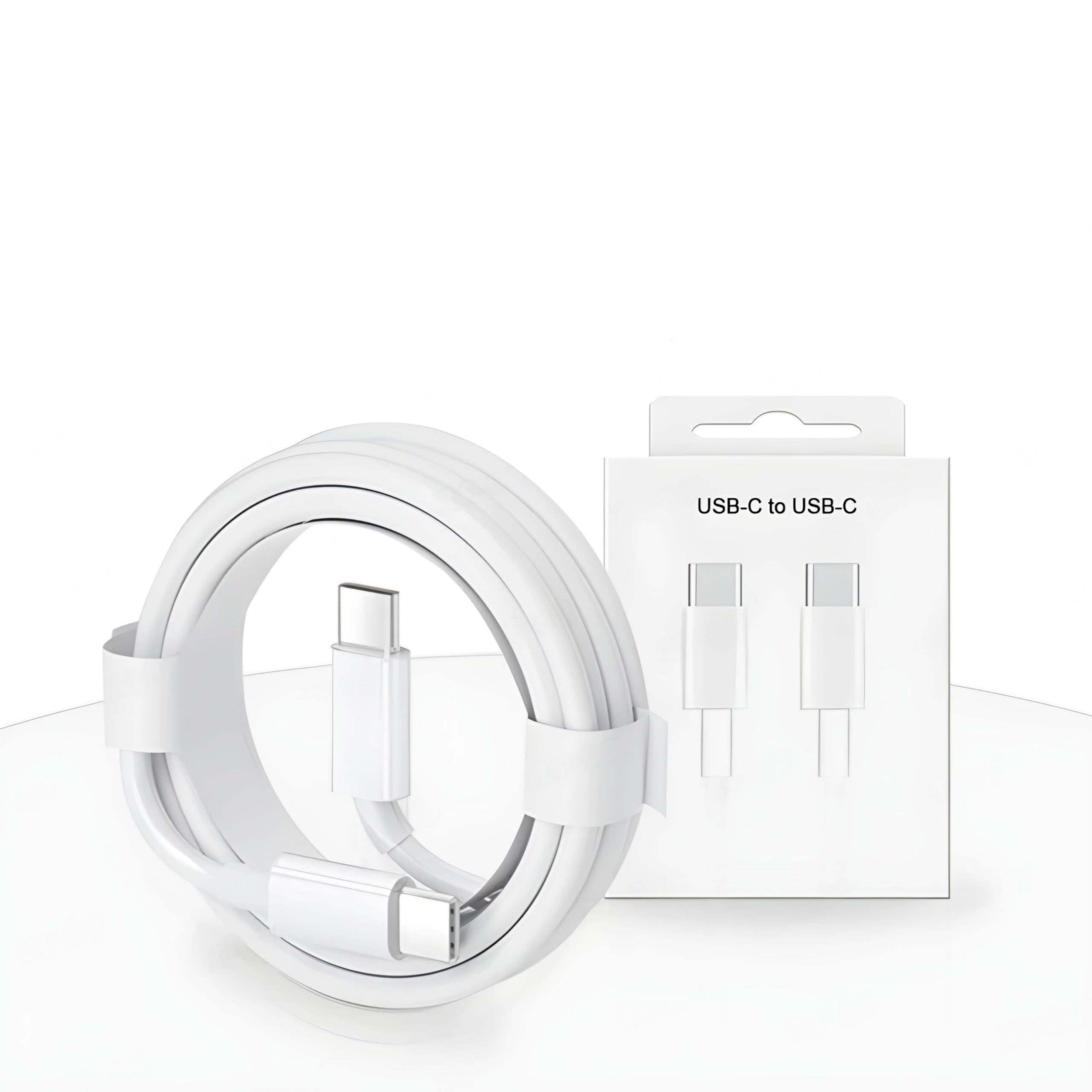 Kyrotech USB C Kablosu Esnek USB C - USB C Şarj Kablosu PD 3.0 iPhone 15 Pro Max Galaxy S23 S22 S21 A54 Pixel 7 iPad Pro 12.9 iPad Mini 6/Air 5 vb. ile uyumludur.