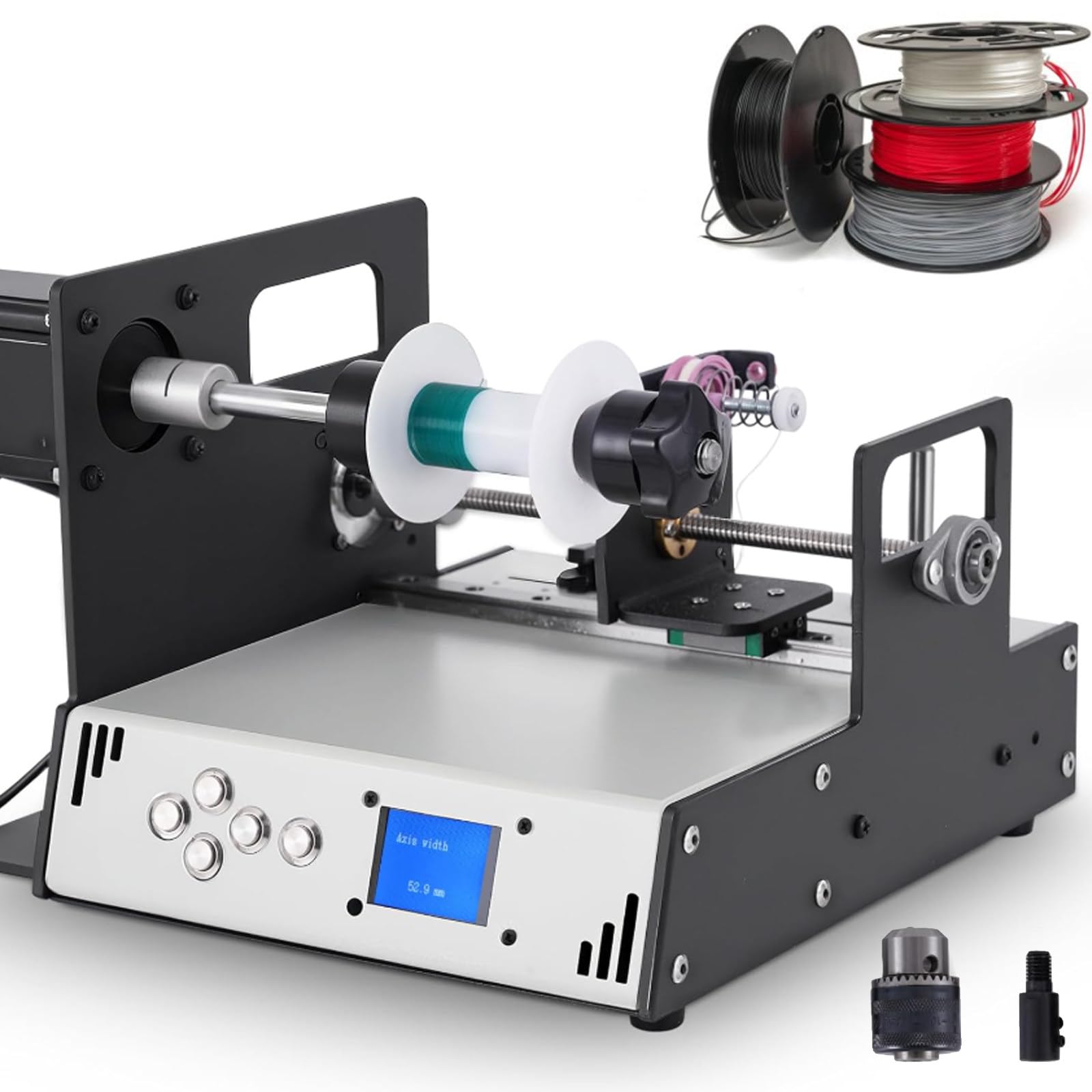 Automatic Coil Winding Machine with Memory Function and LCD Screen for Industrial Wire Winding
