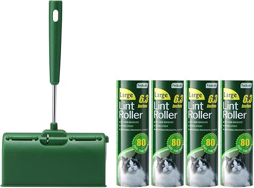 Rodillos grandes para pelusas de pelo de mascotas muebles extra pegajosos removedor de pelo para gatos y perros alfombra de ropa de lavandería 63