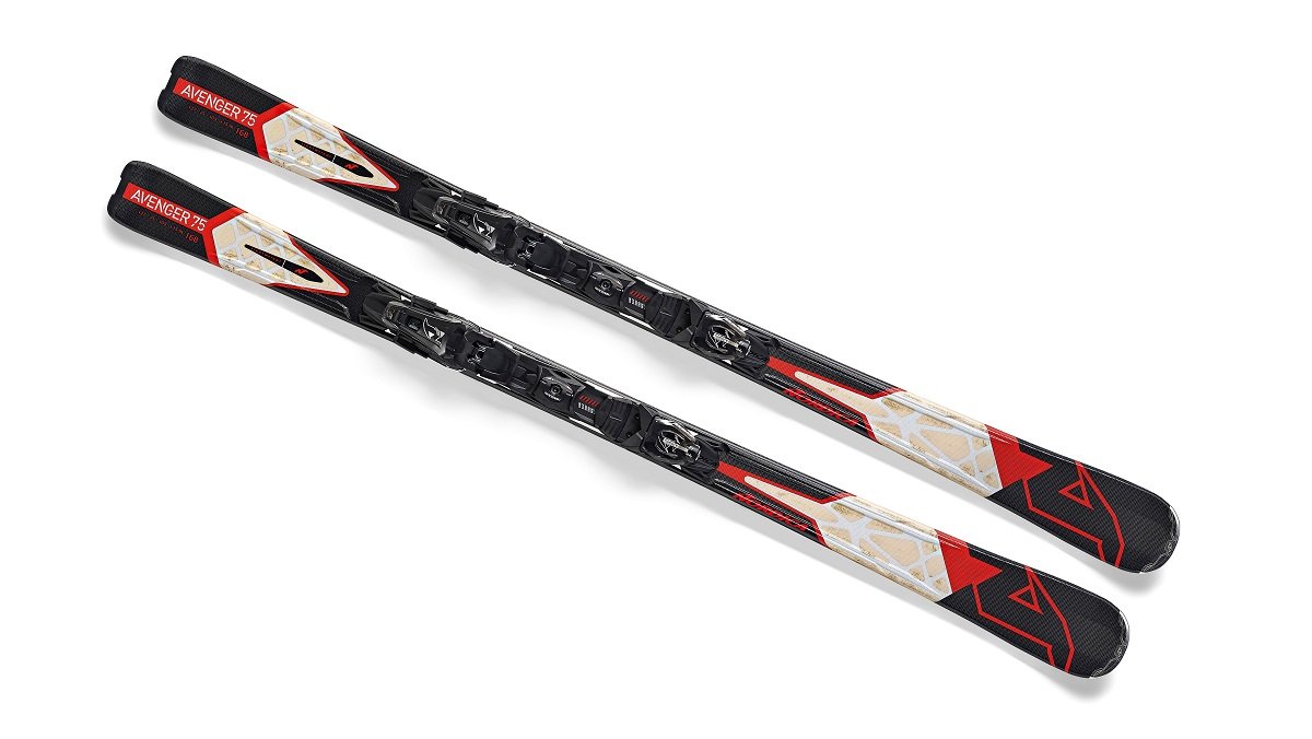 Nordica スキー板 ブラック レッド Amazon | 15ノルディカNORDICA初心者用スキー2点セット「AVENGER 75 CA