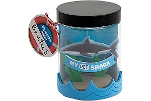 Fun Express Pet Shark in a Jar Craft Kit - Makes 6