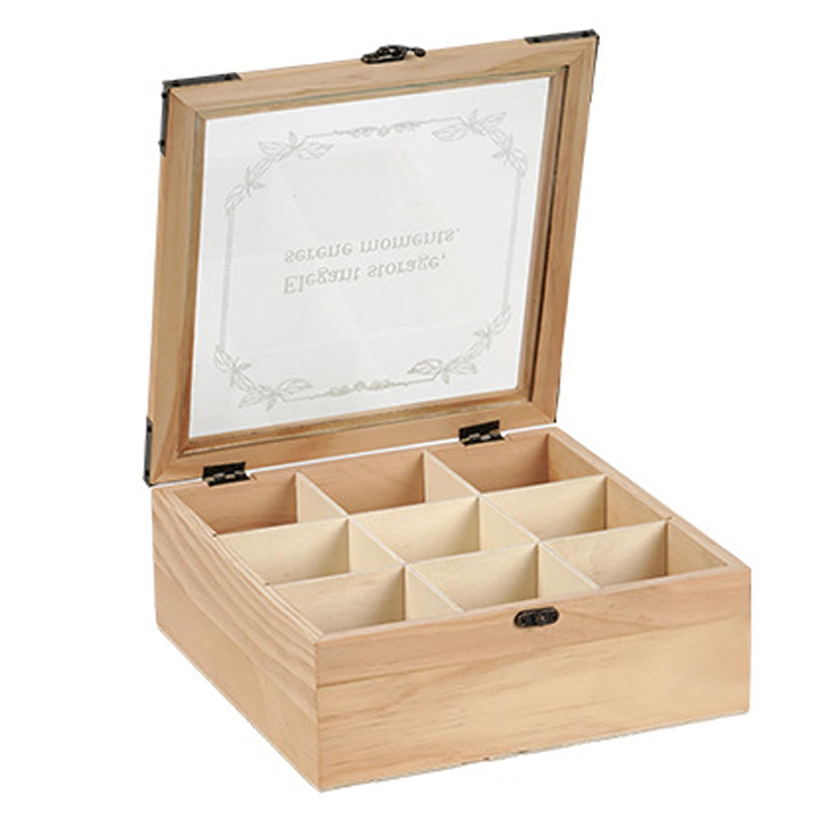 Tee Organizer Aufbewahrungsbox Teekisten Aufbewahrungsbox Mit Fächern | Dekorative Teebeutelhalter Für Zuhause Küche Büro – Praktisches Geschenk Für Paare Kollegen