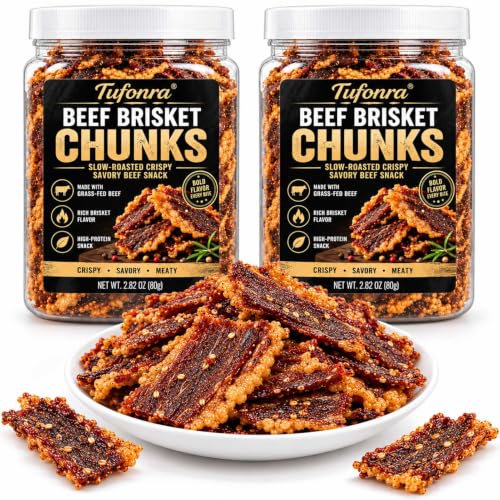 Tufonra Grass-Fed Angus Beef Brisket Crisps 160g