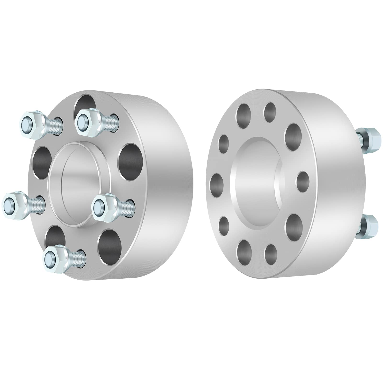 2 Inch Wheel Spacers For Chevy S10, Camaro, Corvette – 5x4.75 To 5x4.75 – 6061 T6 Billet Aluminum – Pair