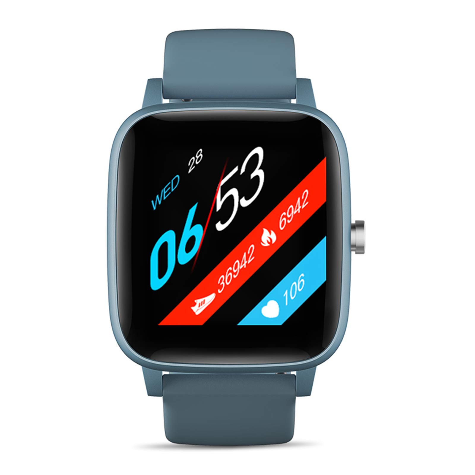 FMSBSC Smart Watch Body Temperature Measurement, IP67 Waterproof, Sports Data, Calorie Monitoring, Smart Sports Bracelet, Heart Rate, Blood Pressure, Blood Oxygen, Fitness Watch,Blue