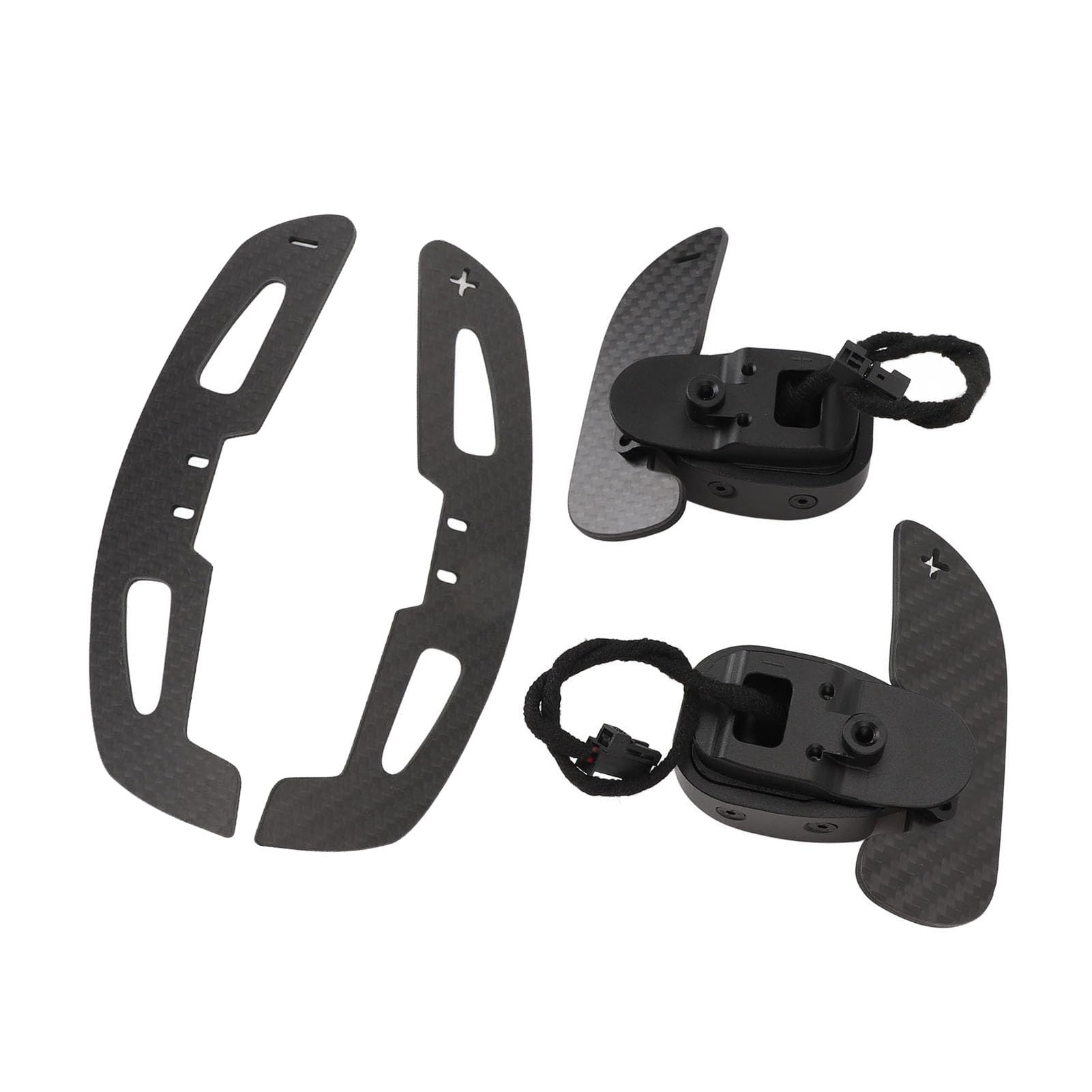 Paleta de del Volante, Paletas de Magnéticas de Aleación de Metal de Fibra de Carbono Seca de Acción Magnética, Paleta de de Fibra de Carbono con Patrón de Tejido Liso 1x1 para AMG C43 C63