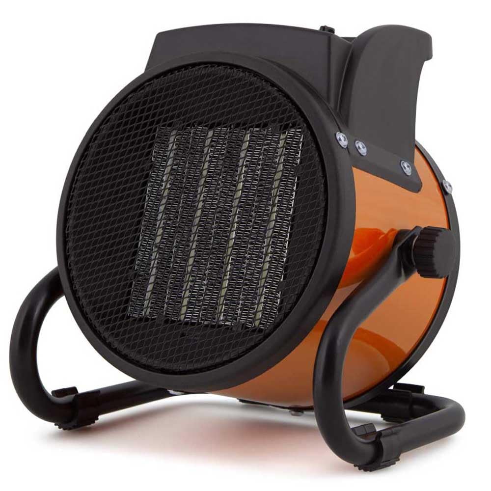 Orbegozo FHR 2040 Professional Ceramic Electric Heater, 2000 W, 2 Heat Powers, Adjustable Temperature Control, Overheat Protection, Fan Position, Red