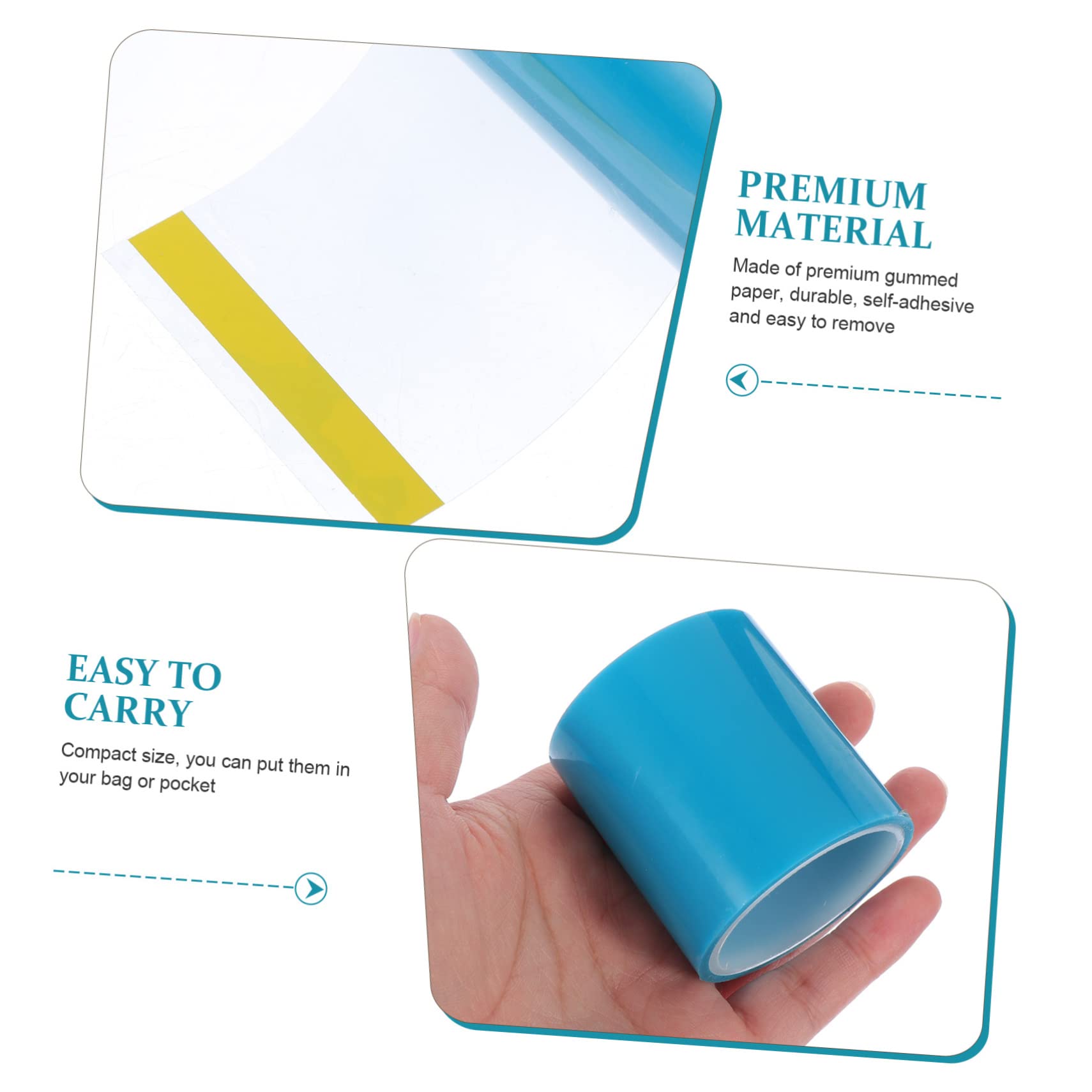 NUOBESTY 12pezzi Adesivo Traceless Blu Per Realizzare Accessori Epoxy e Chic Creativi Per