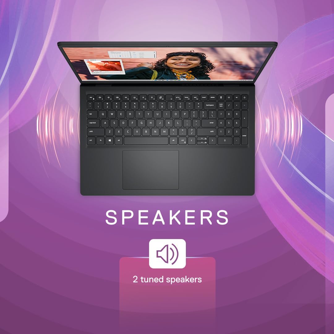 D E L L Inspiron 3530 Thin & Light Laptop, 13th Gen Core i5-1334U Processor, 8GB, 512GB SSD, 15.6" (39.62cm) FHD Display, Standard Keyboard, Win 11+MSO'24 & 15 Month McAfee,... - Image 3