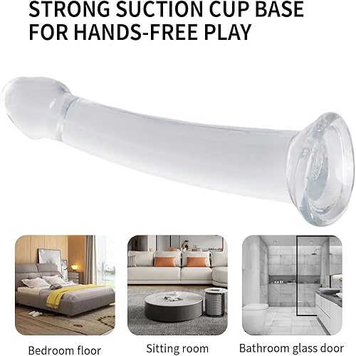 Miniatura 5 de Consolador suave y realista para mujeres con material y fuerte ventosa para jugar con manos libres, juguetes sexuales para mujeres, juguetes adultos