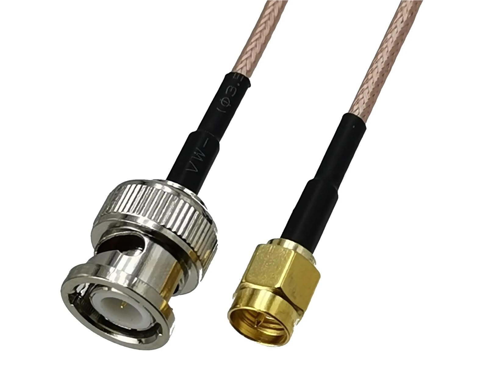 MXXDMOPD 1pcs RG316 BNC Male Plug to SMA RF Coaxial Converter Connector Pigtail Jumper Cable Straight 4inch~5M(2FT (60CM))