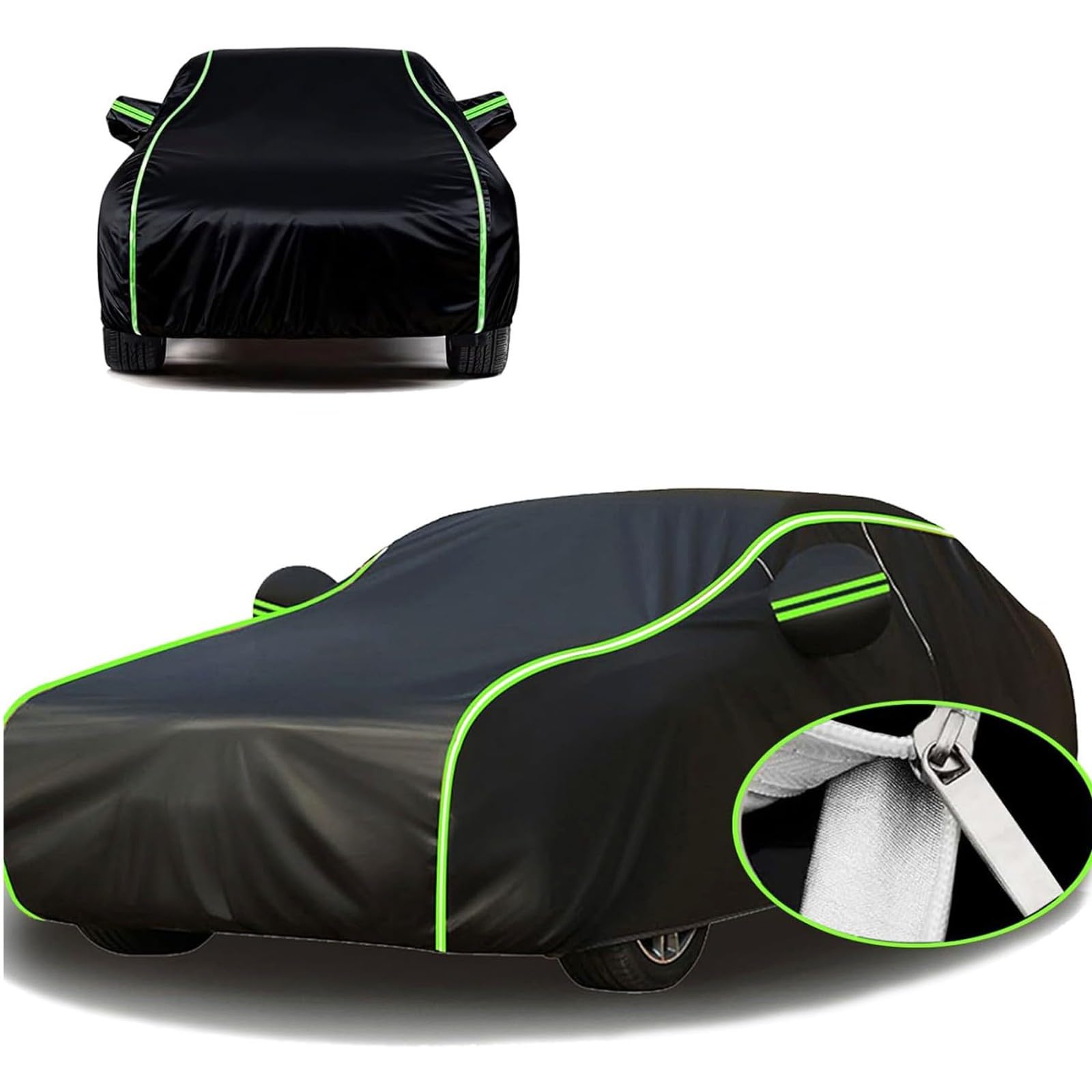 Funda Coche Exterior para BMW X4 (2018),Impermeable Funda para Coche Transpirable con Cremallera en la Puerta,Resistente al Sol,a la Lluvia,con Bolsa Almacenamiento