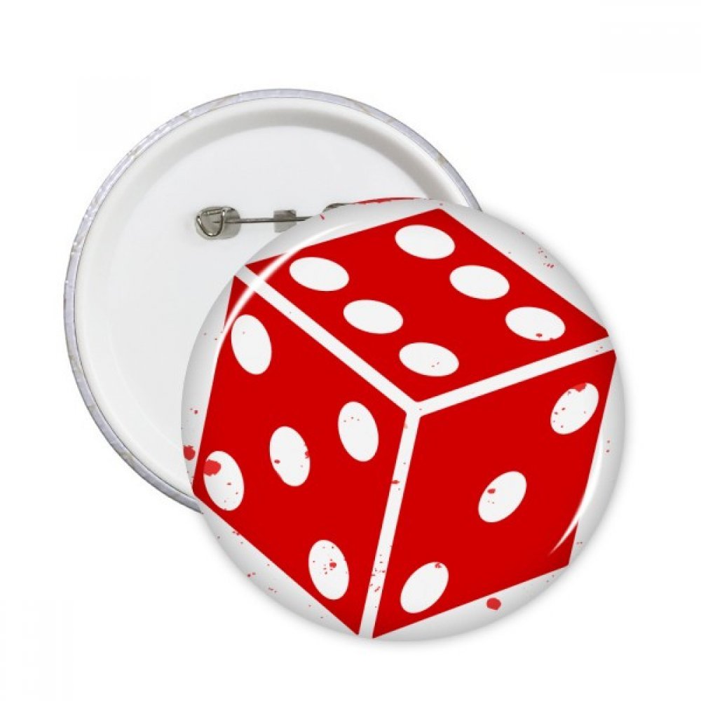 Pins dés de casino rond M pour customiser un vêtement uni facilement - 3
