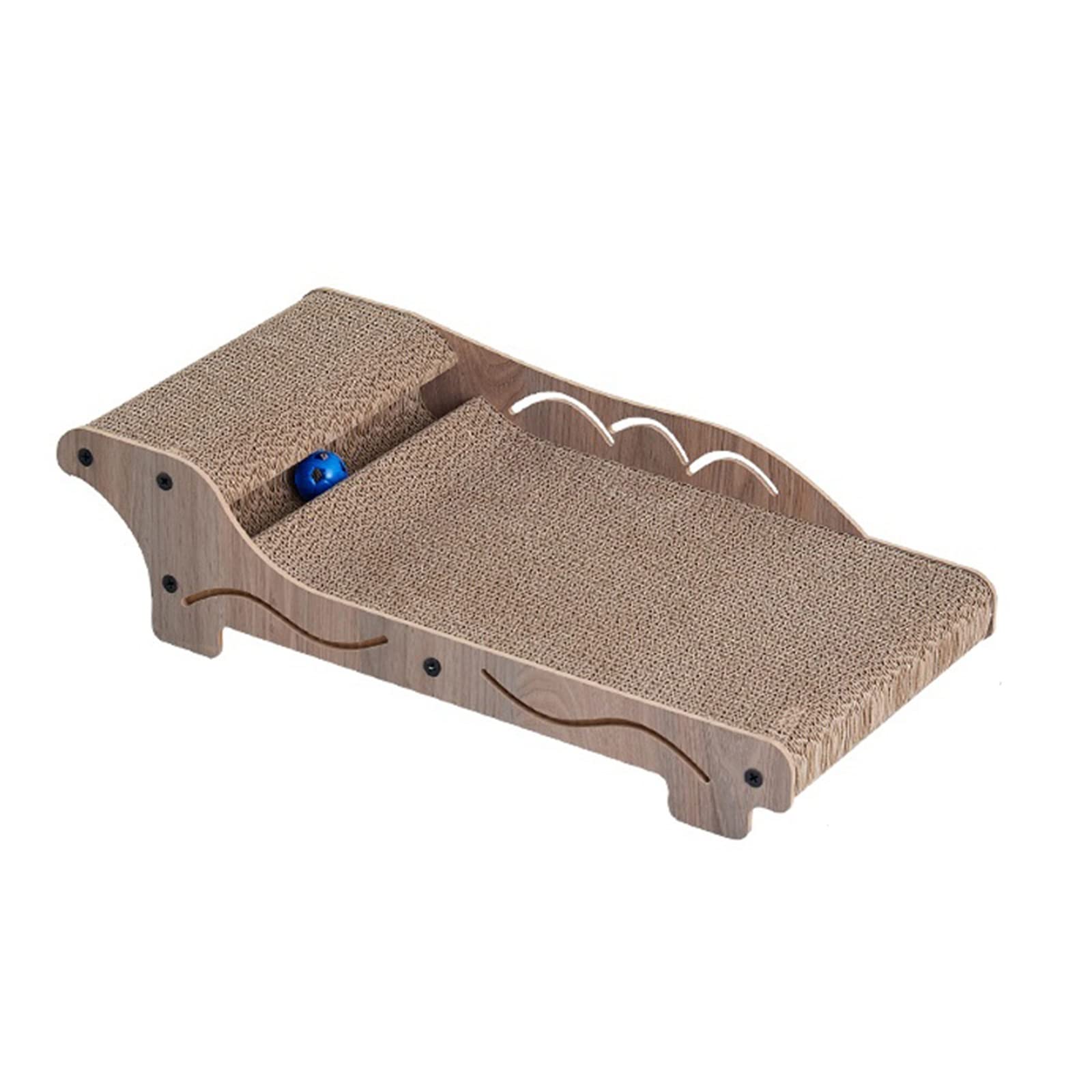 Rascador de cartón Tablero for rascar Gatos, Nido for Gatos, Resistente al Desgaste, sofá Cama sin caspa, Silla de concubina, Molinillo de Garras de Papel Corrugado, Suministros de Juguetes for Gatos