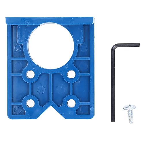 Miniatura 4 de Taladro de plantilla de bisagra de 1.378 in, juego de herramientas de perforación oculto, taladro de agujero de carburo cementado, plantilla de