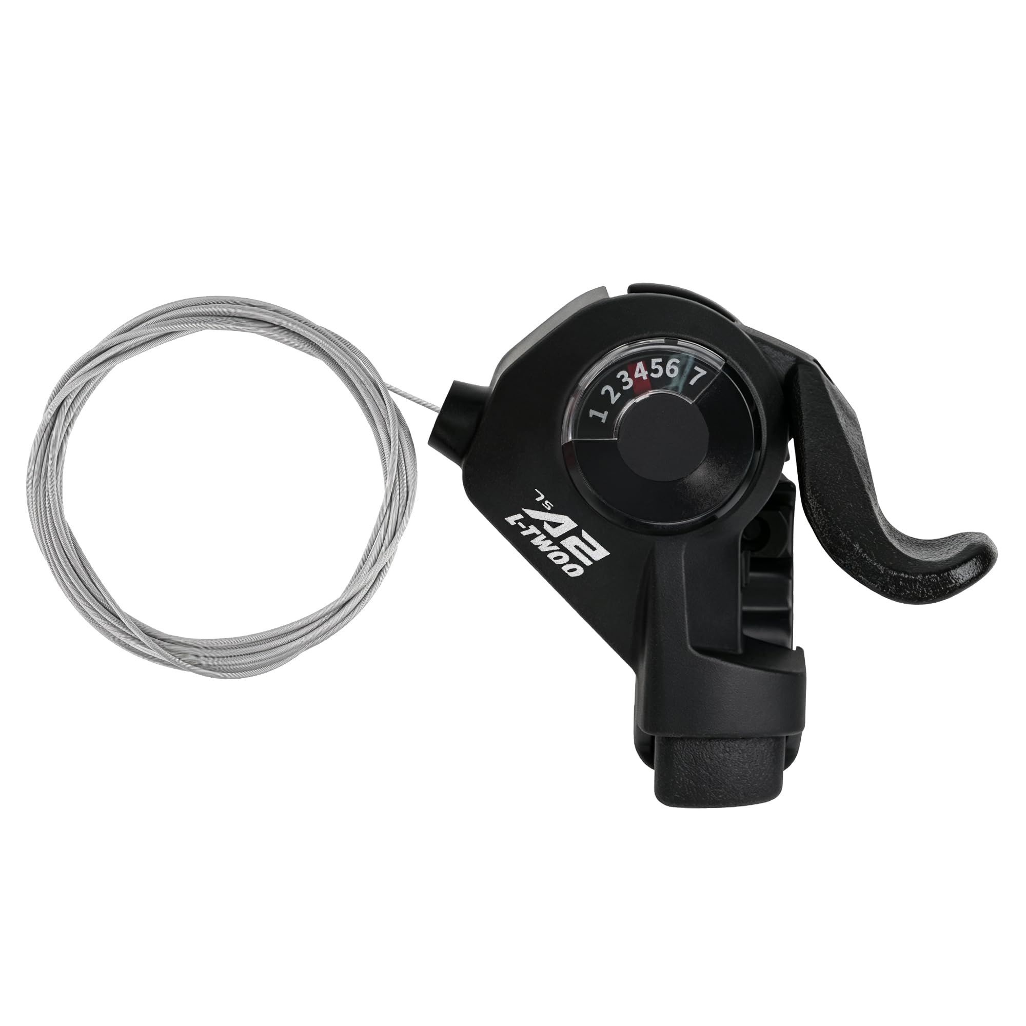 Leva per bicicletta, 6/7 marce, con finestrella per manubrio da 22,2 mm