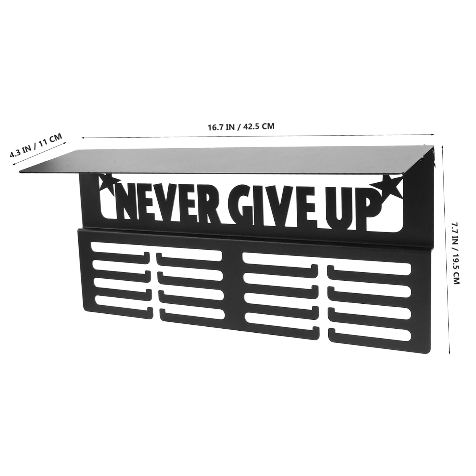 GANAZONO Estante De Exhibición De Medallas Para Pared Colgador De Medallas Deportivas Soporte Decorativo Para Logros Diseño Innovador y Versátil Para Hogar Fácil Instalación y Estilo