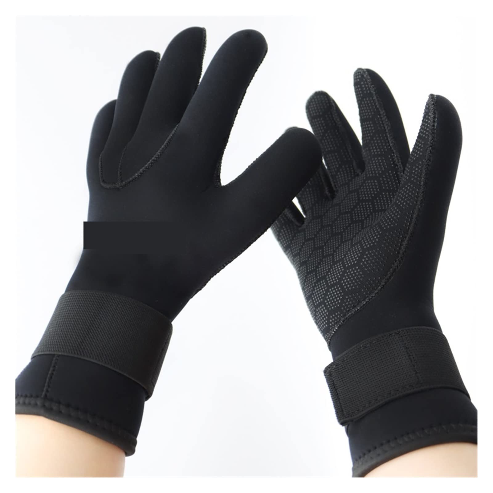 Guanti da uomo e donna 3MM, resistenti all'usura, antiscivolo, for pesca subacquea, apnea surf(L)