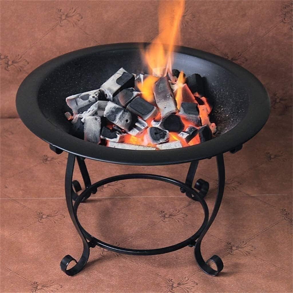 Outdoor Fire Pit Outdoor Fire Pit with Mesh Screen & Poker Portable Wood Burning Firepit Bowl for Outside/Patio/Backyard