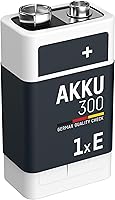 Vista 7 de ANSMANN Baterías recargables de 9 V 300 mAh precargadas de baja autodescarga NiMH batería de 9 voltios Batería de 9 V (paquete de 6)