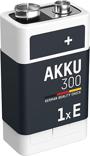 Ansmann Baterías recargables de 9V 300 mah