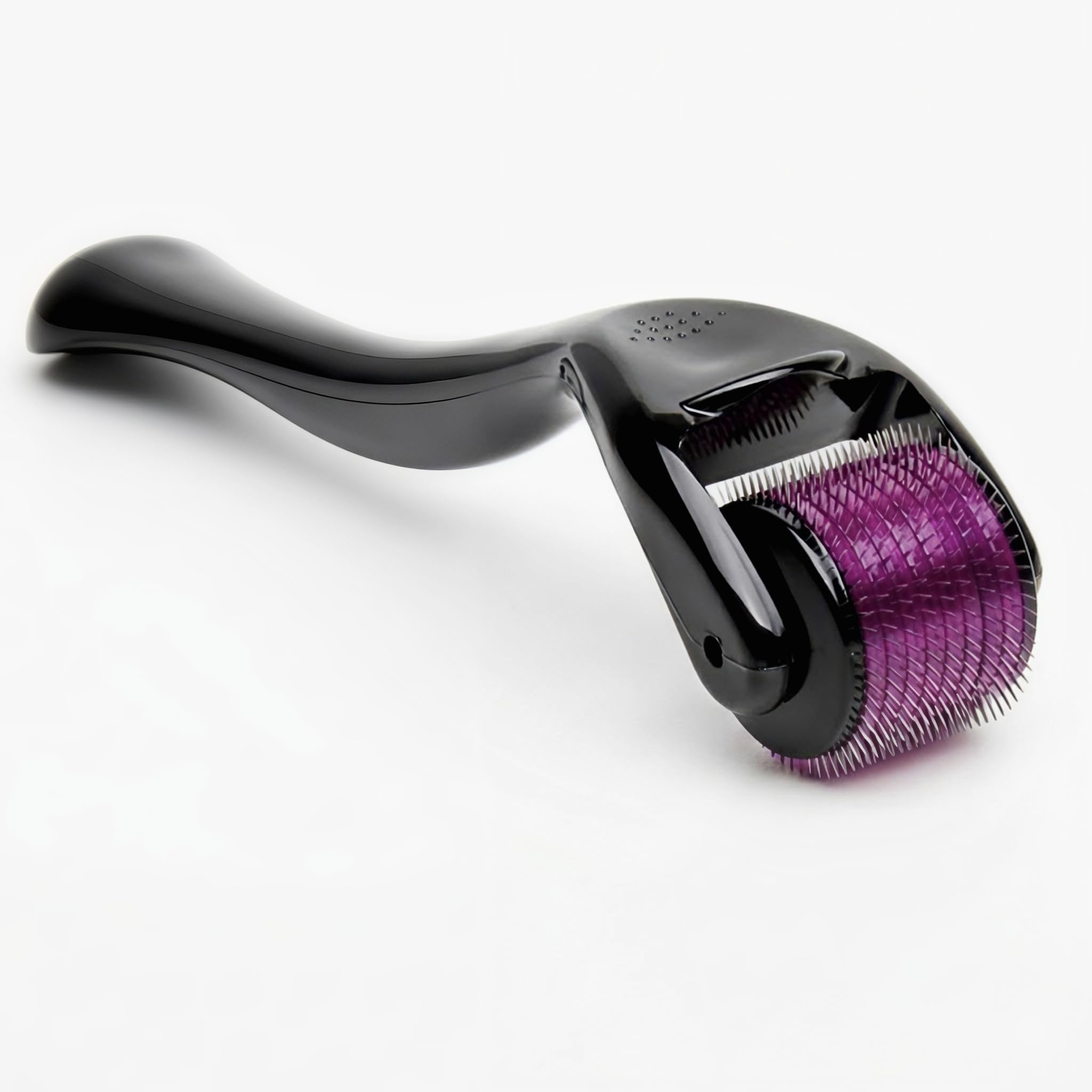 Mv Tradelink's Derma Roller 0.5mm for Hair & Beard Growth – 540 Titanium Micro Needles for Hair Regrowth, Beard Growth, Acne Scar Reduction & Skin Rejuvenation – Safe for Men & Women (Black)-image-24