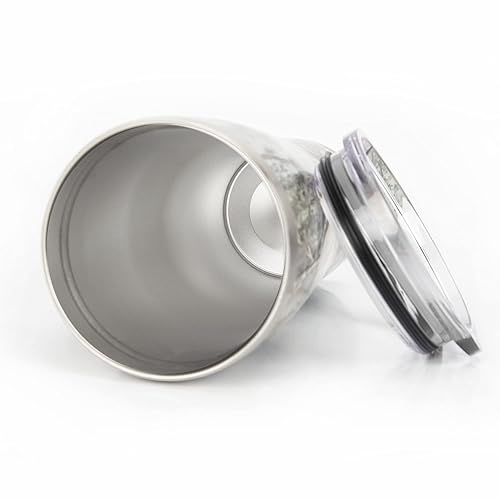 Miniatura 9 de DuraTech DT65303 - Vaso de acero inoxidable 18/8, capacidad para 30 onzas./30.0 fl oz, camuflaje con tapa de plástico transparente (paquete