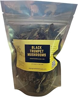 Great Lakes Treats Dried Black Trumpet Mushrooms, 0.75oz Bag