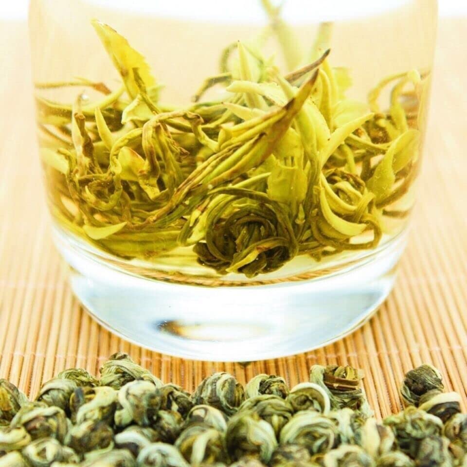 Tè verde Puer King ai fiori cinesi Premium al gelsomino Perla di drago Palla Tè (100g)