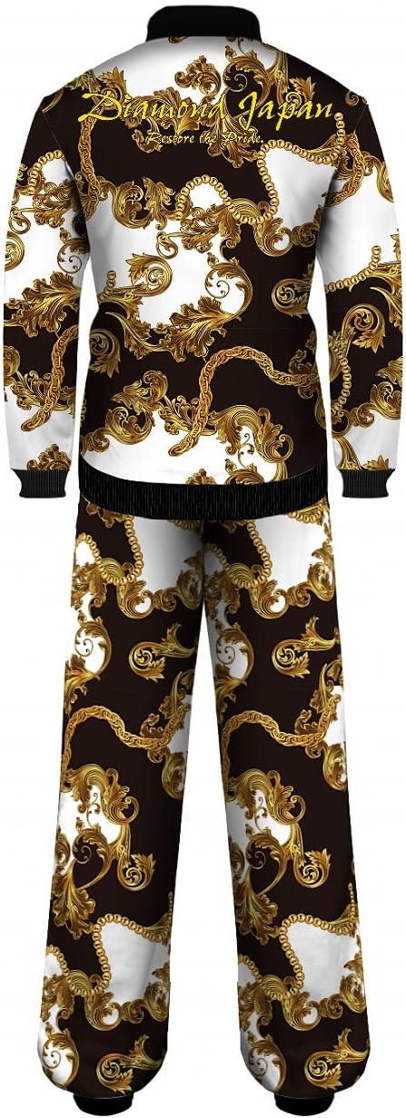 adidas 黒金 ストライプジャケット セットアップ プロフェッショナル