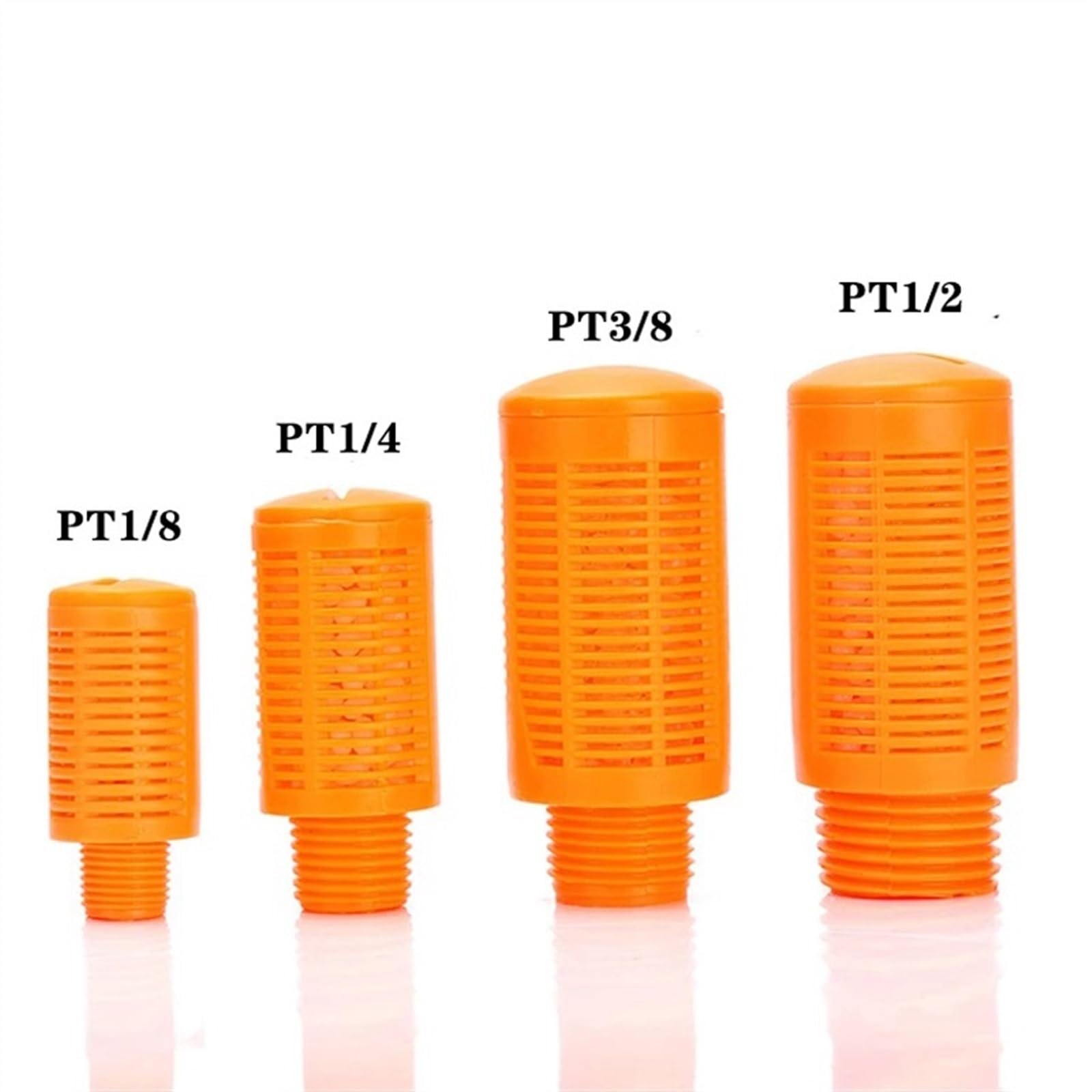 Silenziatori Pneumatici, marmitte, silenziatori Filtro antirumore con Filettatura Maschio Slip Lock for Pompa nebulizzatrice Nera(Psl-04-02)