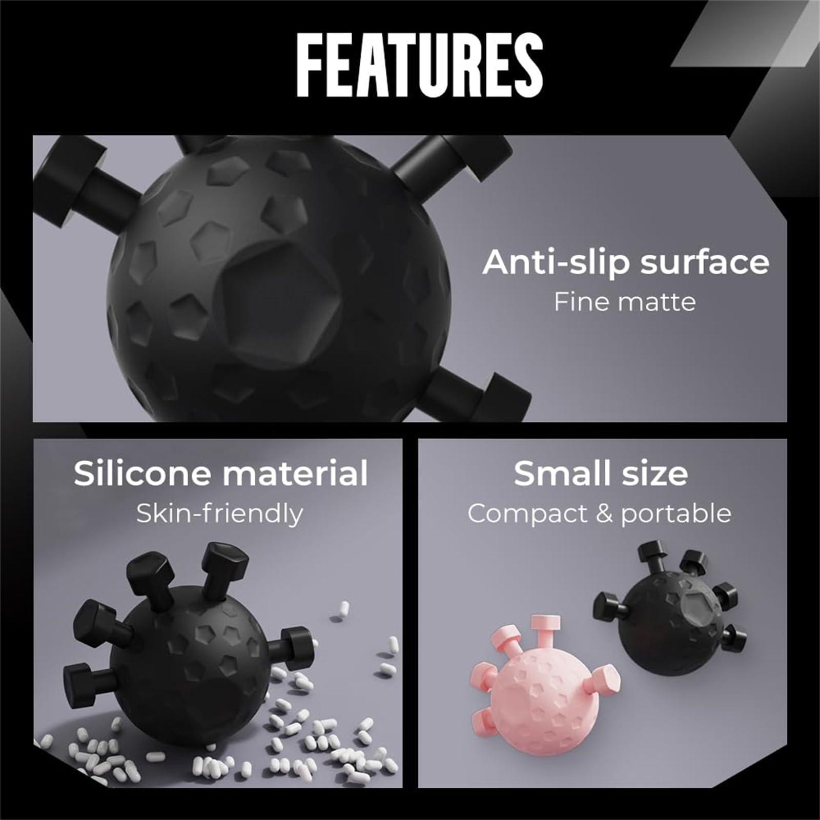 CanDo 10-0358 Soft Grip Hand Weight, 6 lb, Tan