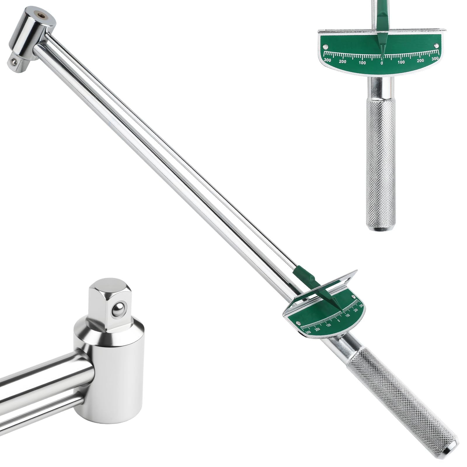1 llave dinamométrica de 300 NM, llave dinamométrica de 1/2 pulgadas, llave dinamométrica, acero al carbono, para reparación mecánica, ingeniería eléctrica, montaje del producto